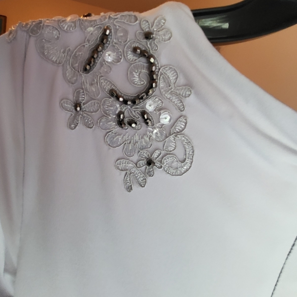 Gorgeous Light grey semi-formal dress - Picture 5 of 8